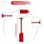 Jfory Trẻ Em Thuyền Kayak Mái Chèo Chống Đỡ Di Động Chất Liệu PVC Chèo Thuyền Oar Chống Đỡ Phụ Kiện Cho Trò Chơi Dưới Nước