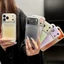 Mạ Gradient Cửa Sổ Lấp Lánh Vỏ Camera Vỏ Điện Thoại Cho iPhone 17 Pro Max 16 15 14 13 Vỏ Bảo Vệ Chống Sốc