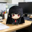 HK1 Hell Girl Enma Ai Plushie Dễ Thương Đen Tóc Dài Mắt Đỏ Kawaii Hoạt Hình Túi Charm KH1