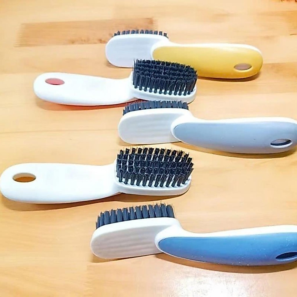 Combo 3 Bàn Chải Chà Giày Mini Đa Năng Tay Cầm Dài Nhiều Màu Ngẫu Nhiên Babylove.store