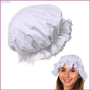 Vic Người Giúp Việc Bonnet Satins Xù Vành Tinh Tế Ren Cho Nữ Halloween Cosplay Mũ Phụ Kiện