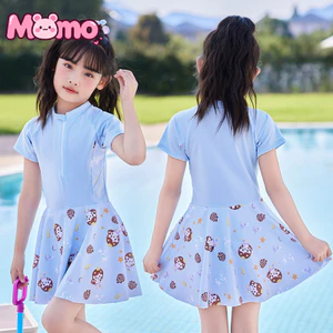 Đồ bơi thể thao tập luyện và thi đấu cho bé gái, Đồ bơi một mảnh thoải mái và khô nhanh