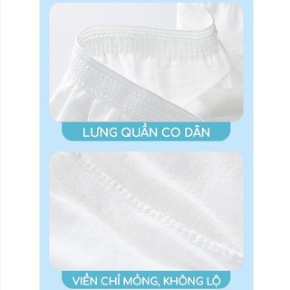Quần Lót Giấy Dùng Một Lần Nữ Cotton, Thấm Hút Tốt, Co Giãn Nhẹ, Thích Hợp Cho Các Chuyến Du Lịch, Công Tác
