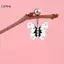 LUImo Thép không gỉ Mini Bướm Rốn Nhẫn Nhiều Màu Nhỏ Giọt Dầu Chống Rỉ Sét Cơ Thể Xuyên Cho Nữ Đi Chơi Mùa Hè SBS