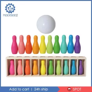 Đồ chơi Bowling Đồ chơi phân loại màu sắc nhận thức Trò chơi phù hợp màu sắc giáo dục