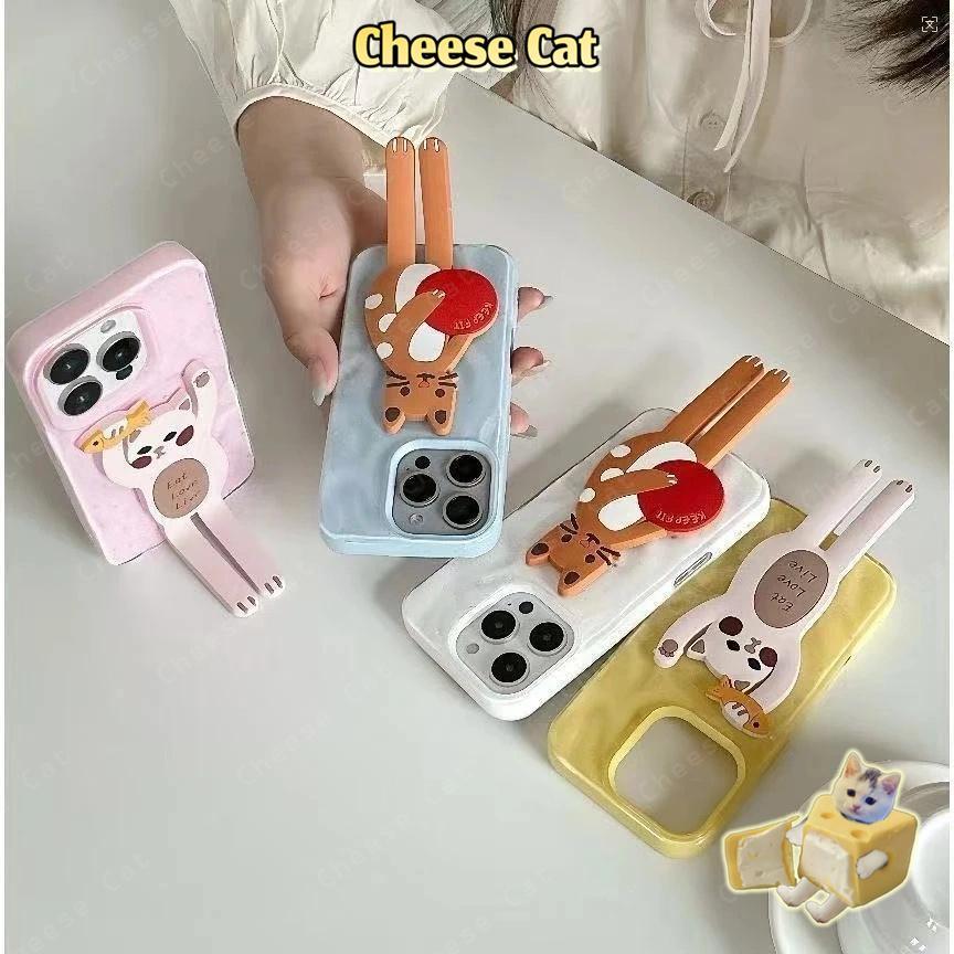 Ốp điện thoại silicon có thể gập lại ốp điện thoại trơn màu kẹo dễ thương cho iPhone 13 14 Pro Max 11 12 15 16 17 Xs 7P