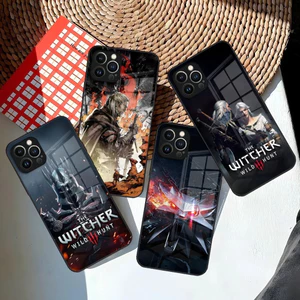 BK-1 Cool T-The Witcher 3 Ốp Lưng Điện Thoại Iphone 16 15 14 12 11 13 Pro Max Mini X 8 Xr Xs 7 Puls Kính