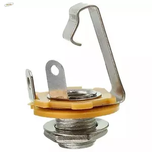 ZENZON 10 Chiếc Đàn Guitar Điện Đầu Vào Jack, Cắm Ổ Cắm Kim Loại Đàn Guitar Mono Jack Ổ Cắm, Máy Giặt 1 / 4 "(6.35mm) Lỗ Kết Nối Nữ Guitar Pickup Jack Đầu Ra Âm Thanh