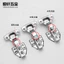 Thép không gỉ 304 Đệm Thủy Lực Bản Lề 1.2 Cánh Tay Ngắn Tủ Giảm Chấn Đệm Bản Lề Tối Cửa Tủ Bản Lề QJAQ