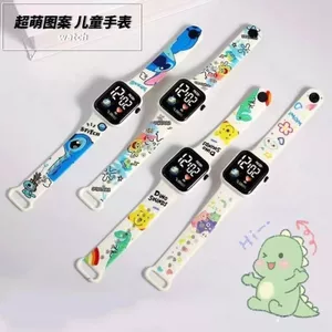 Hoạt Hình Dễ Thương Đồng Hồ Trẻ Em Chỉ Nhìn Vào Thời Gian Phong Cách Chống Thấm Nước Giá Trị Cao Học Sinh Tiểu Học Bé Gái Bé Trai Đồng Hồ Điện Tử kuy