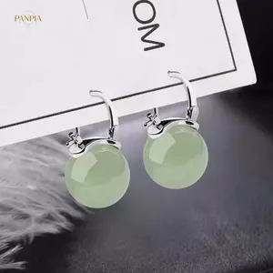 PNPIA- Phong Cách Cổ Đại Ngọc Hạt Bông Tai Nhẹ Nhàng Thời Trang Tính Khí Tai Bule Dành Cho Nữ Cô Gái Retro Bông Tai Trang Sức Phụ Kiện Quà Tặng