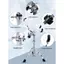 HFTOY 1 Cái Điều Chỉnh Chiều Cao Giá Đỡ Nhạc Cụ Snare Đế Trống Braet Cho 12 '' ~ 14 'Dia Trống Nhạc Cụ Di Động Snare Trống Đứng ~