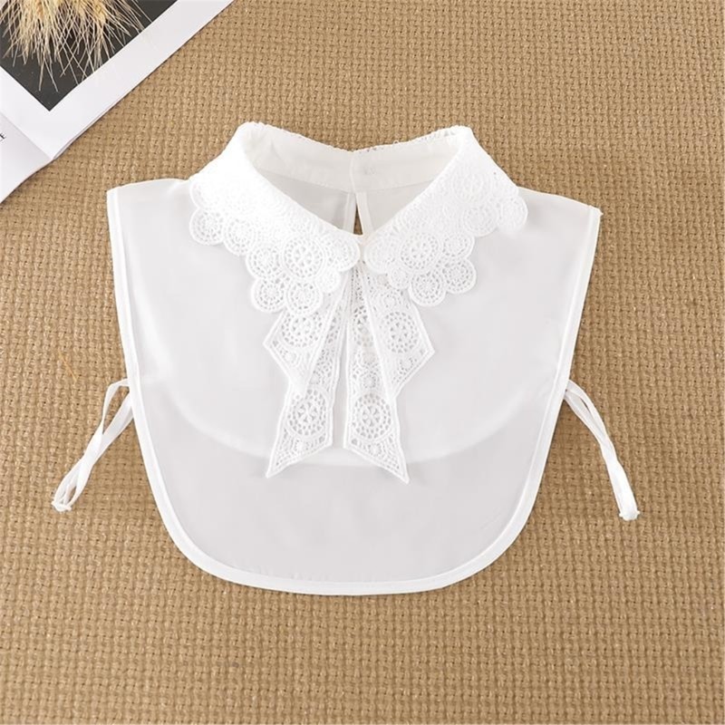 Áo sơ mi ren gập lại, màu trung tính, dễ phối đồ