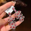 Hàn Quốc Hoa Zircon Tua Rua Ánh Sáng Sang Trọng Thanh Lịch Bông Tai Dài Bán Buôn