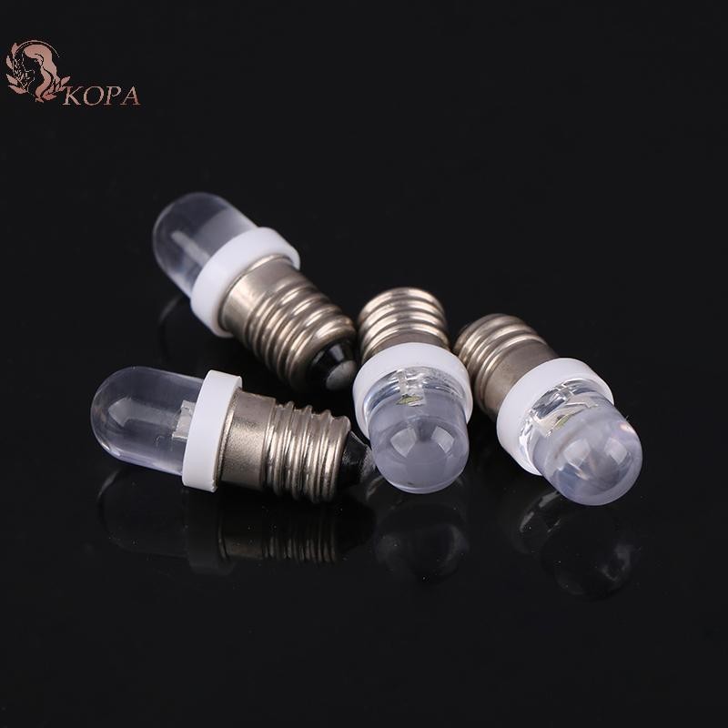KOPA 5 Cái E10 Bóng Đèn Led E10 3V 6V 12V 24V Bóng Đèn Nhạc Cụ E10 Bóng Đèn Báo Thời Trang Cũ Đèn Pin DIY Đèn Làm Việc VN