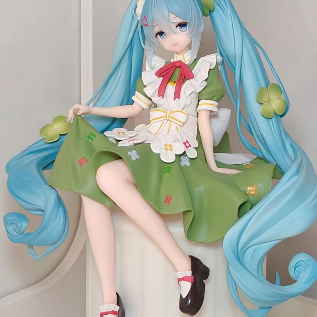 Hatsune Miku: Flower Fairy Clover - Hình nút chặn mì - Đồ trang trí hình Anime - Đồ chơi Colleciton- Quà tặng sinh nhật