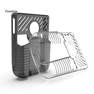 Foxstore| Hộp đựng máy chơi game cầm tay Vỏ bảo vệ bảng điều khiển cầm tay Anbernic Rg406v Hộp đựng máy chơi game Vỏ bảo vệ Tpu trong suốt nhẹ cho máy chơi game Video cầm tay
