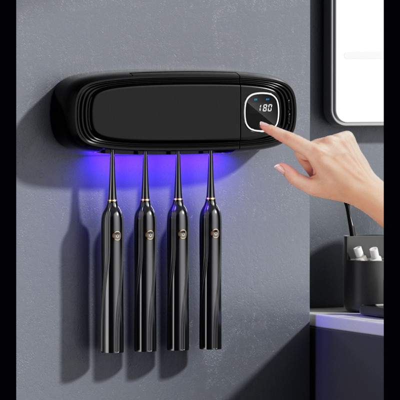 Bàn Chải Đánh Răng Vệ Sinh Bàn Chải Đánh Răng Lưu Trữ USB Sạc Đấm Miễn Phí Bàn Chải Đánh Răng Máy Khử Trùng Giá Làm Sạch Thông Minh Khử Trùng Bàn Chải Đánh Răng Giá Đỡ