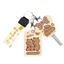 Treeling Cho phép Móc khóa Tay áo Thẻ Chất liệu PU Móc chống mất cho xe đạp