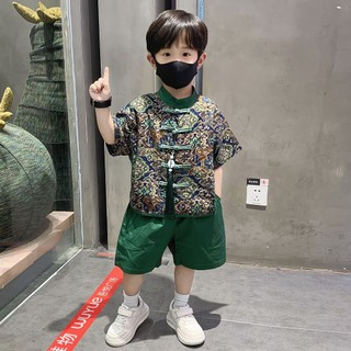Trẻ Em Han Quần Áo Mùa Hè Trẻ Em Bé Một Tuổi Đầm Mới Phong Cách Trung Hoa Phong Cách Trung Hoa Cổ Trang Phục Đường Phù Hợp Với Trang Phục Mùa Hè Hiệu Suất Trang Phục 25.9.8