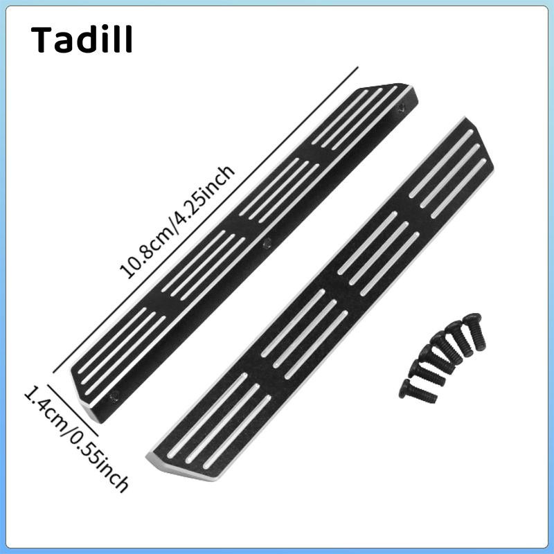 Bàn đạp chân xe RC, Bàn đạp bên bằng kim loại Phụ tùng chắc chắn Bước chạy bảng RC Side Board, cho xe tải H12Y H12Y + 1 / 12