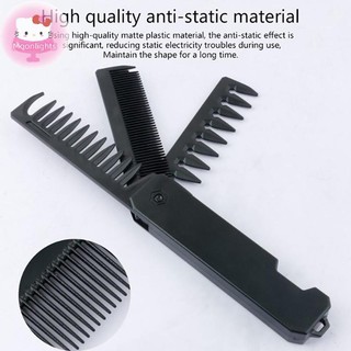 Moonlights 3 Trong 1 Túi Gấp Răng Rộng Dầu Headb Râu Cắt Tóc Cắt Tóc Salon Dụng Cụ Tạo Kiểu Tóc EN
