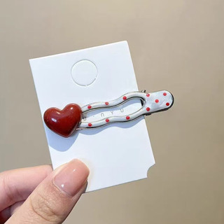 Trái tim kẹp tóc chống trơn trượt, đa năng - Phù hợp tóc dày và xoăn, tạo kiểu tóc đẹp
