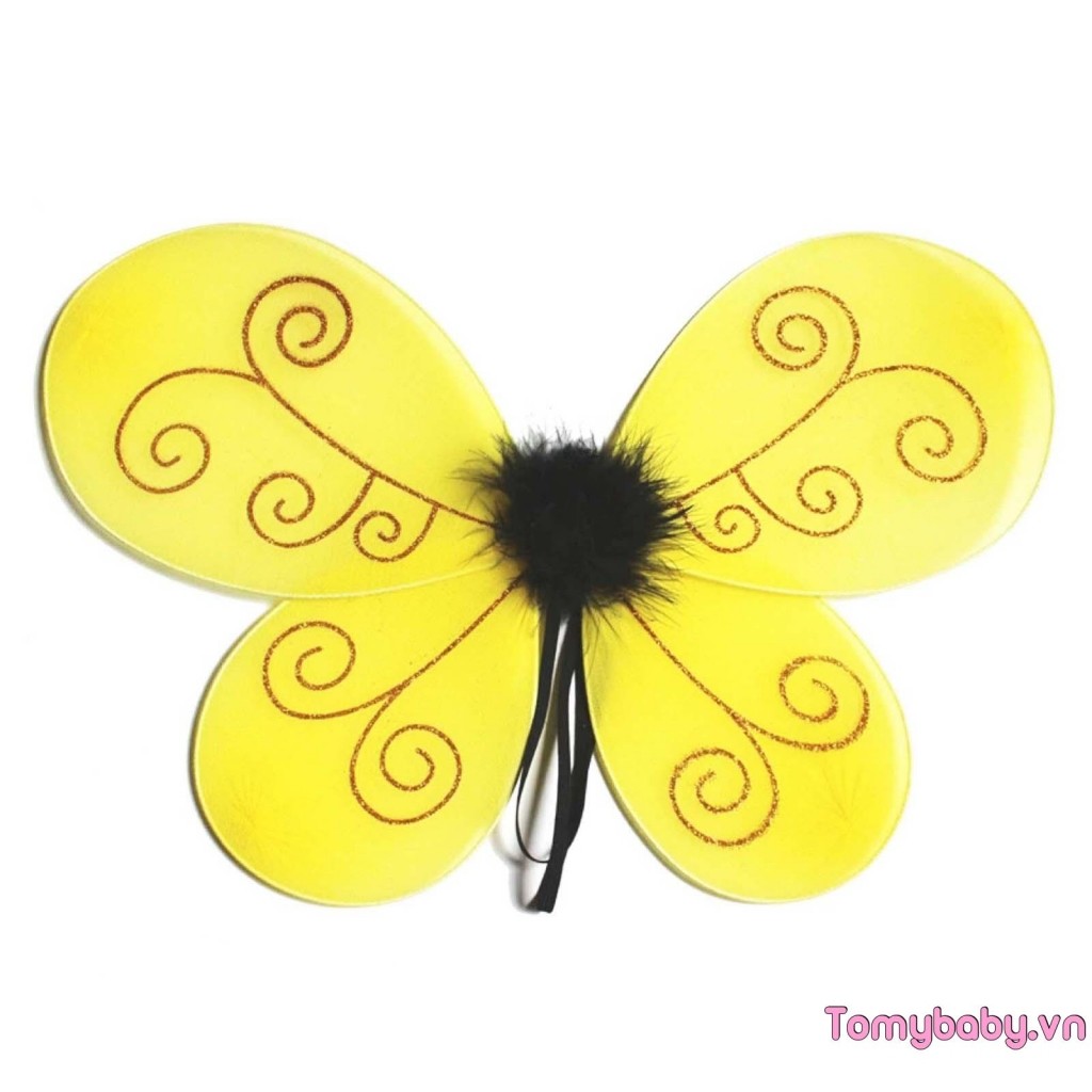 Halloween Cánh Ong Trang Phục Tiệc Giả Tưởng Cánh Cosplay + Bộ Băng Đô Cho Trẻ Em Phụ Kiện Tiệc