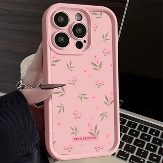 Ốp điện thoại Hoa Tươi Màu Hồng Hợp Thời Trang Cho iPhone 11 13 17 12 16 15 14 Pro Max X XS XR 7 8 6 Plus 17 AIR SE2020 16E Nhãn Dễ Thương Mắt Thiên Thần Bảo Vệ Mặt Sau Mềm