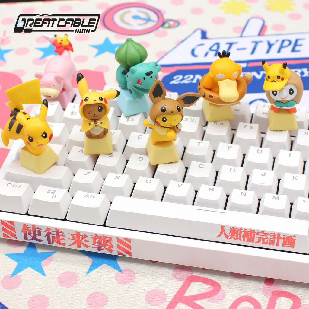 Pikachu Keycap Pokemon Pokemon Pokemon Bàn phím cơ Handmade Keys ...