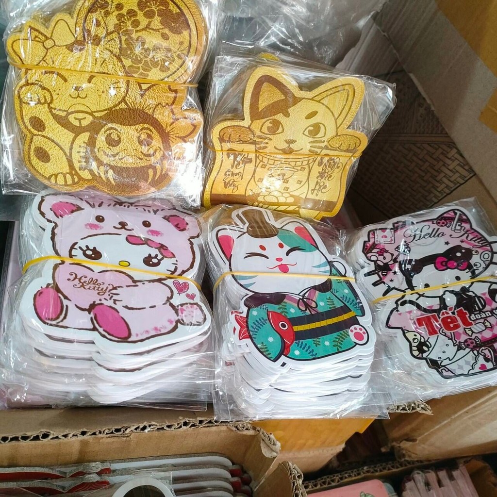 Bộ bao lì xì Chibi hoạt hình 2025 (3 chiếc/xấp) độc đáo, dễ thương cho dịp Tết.