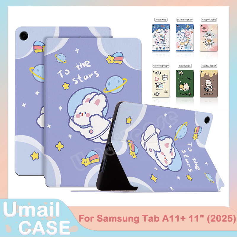 Ốp điện thoại Da PU Chống Sốc Cho Samsung Tab A11 + 11 "X230 2025 Ốp điện thoại TPU Mềm