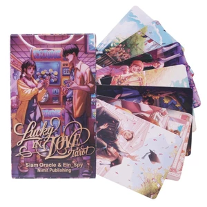 Lucky In Love Tarot Deck Lãng Mạn Tình Yêu Tình Yêu Thẻ Tarot Ngôi Sao Cổ Điển Vận May Kể Đồ Chơi saixit2vn