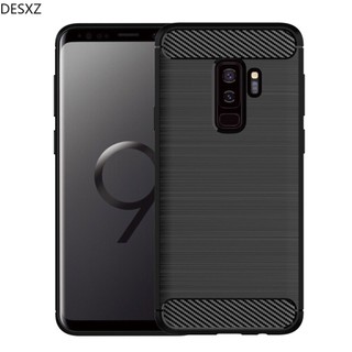 Ốp TPU Cho Samsung Galaxy S9 Plus Armor Sợi Carbon Mềm Silicon Ốp điện thoại Samsung S9Plus