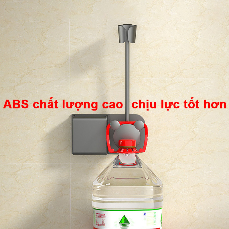 Giá Treo Máy Sấy Tóc Gắn Tường, Kệ Dán Tường Nhựa ABS Đa Năng Có Ngăn Đựng Đồ Tiện Lợi Phòng Tắm