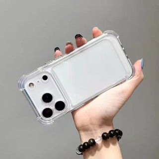 [JLK] Ốp Điện Thoại Trong Suốt Chống Sốc Sang Trọng Cho iPhone 17 Air 17Pro 17 Pro Max Ốp Lưng Mềm Trong Suốt Ốp Lưng Cứng
