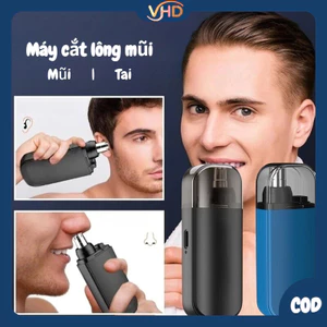 Máy cắt lông mũi cầm tay:cắt nhanh vệ sinh an toàn cổng Type-C thời gian sử dụng siêu dài có thể rửa nước