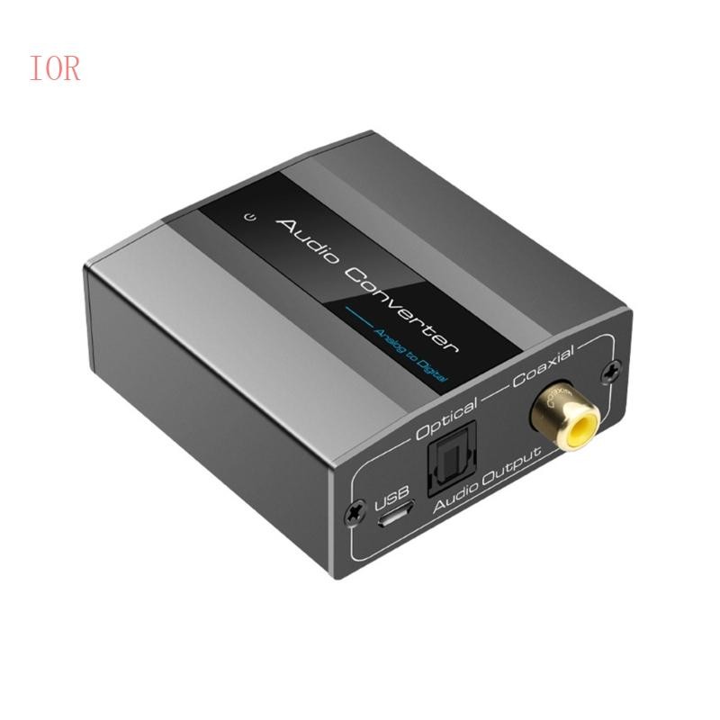 Bộ chuyển đổi Analog sang kỹ thuật số IOR 3 Bộ chuyển đổi kỹ thuật số RCA sang quang học 5mm