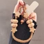 Điện Thoại Di Động Dây Chuyền Dây Bện Cổ Tay Ngắn Đính Hạt Ngôi Sao Handmade Mặt Dây Chuyền Túi Móc Khóa ins Niche