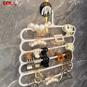 ECK Tóc Móng Vuốt Lưu Trữ Ra Tổ Chức Dung Tích Lớn Treo Tường Kẹp Tóc Móc Treo Không Gian Đa Năng Lưu Trữ Ra HOT