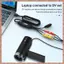 Bộ chuyển đổi video USB sang bộ chuyển đổi kỹ thuật số USB 2.0 Thẻ ghi âm video cho hệ thống hỗ trợ DVD TV Dễ sử dụng (R F C V)