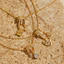 Shuling zircon bọc hình tình yêu thon gọn vòng cổ mặt dây chuyền thời trang nữ trang sức