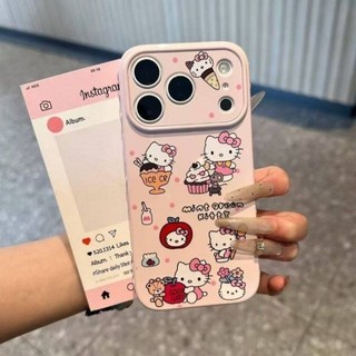 Dành Cho IPhone 17 16 15 14 plus 13 12 11 Pro Max 7 8 plus Màu hồng dễ thương KT Cub trường hợp điện thoại