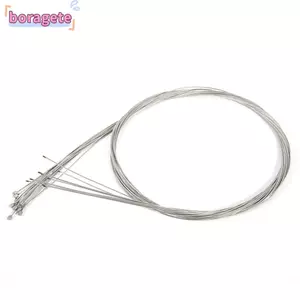 BORAGETE 10 chiếc Cáp chuyển số xe đạp, Cáp chuyển số dài 2 mét Cáp bên trong mạ kẽm bạc cho xe đạp Dây bánh răng xe đạp đường trường, Cáp Derailleur phía sau bằng thép không gỉ