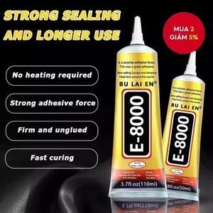 Keo dán đa năng siêu chắc E8000 15/50/110ml Dán Thủ Công Handmade,Keo Dẻo Acrylic Dán Gioăng Màn hình điện thoại - FE123