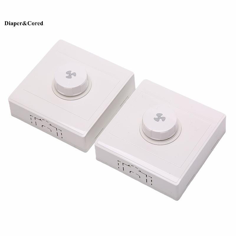 DIAPER & CORED 1PC 86Type Quạt trần Điều chỉnh Bộ điều khiển tốc độ vô cấp Công tắc treo tường 220V 10A YTH