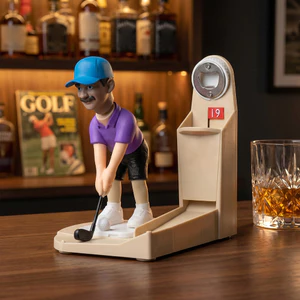 Ngộ nghĩnh Bia Dụng Cụ Mở Cho Golf Người Yêu Mới Lạ Hình Nắp Phóng Trò Chơi Lỗ 19 Thanh Câu Lạc Bộ