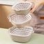 Giỏ đựng rau củ hai lớp Giỏ đựng nước trái cây đa chức năng Phòng khách Hộ gia đình Phong cách mới Nhà bếp Giỏ rửa trái cây Ve