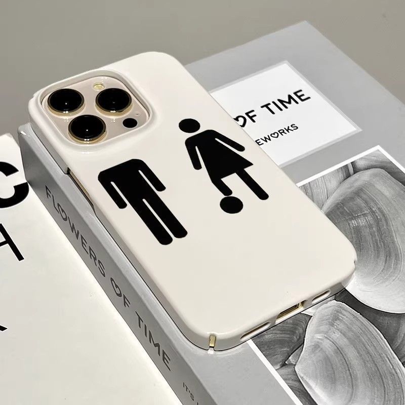 Ốp Điện Thoại YIJS Phim Thích Hợp Cho IPhone 11 12 PRO 17 AIR 13 14 15 ProMax 16 E XR XSMAX 7 8 PLUS Series Ốp Cứng Bóng Niche Influencer