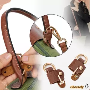 Khóa biến hình CHEESELY, Dây đeo vai không đục lỗ Dây da thật, Phụ kiện túi xách Chuyển đổi thay thế Khóa treo cho Longchamp